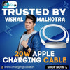 Apple iPhone 20W USB-C to Lightning Cable (Only Cable)
