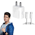 iPhone 15/16 Series 20W Charger | USB-C Fast Charging Adapter + Braided Cable