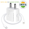 Apple iPhone 14 Pro Max 20W USB‑C Power Adapter With USB-C to Lightning Charge Cable