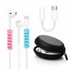 Apple iPhone Original USB-C EarPods + USB-C to 3.5mm Headphone Adapter | FREE Travel Carry Case & Cable Protector