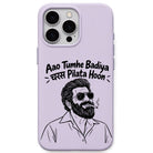 Aao Tumhe Badiya Charash Pilata Hoon meme iPhone cover in Lavender