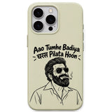 Aao Tumhe Badiya Charash Pilata Hoon meme iPhone cover in Lemon Yellow