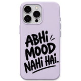 Abhi Mood Nahi Hai meme iPhone cover in Lavender