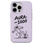 Aura -1000 meme iPhone cover in Lavender