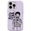 Crazy Ho Gaya Bhai Ye Toh meme iPhone cover in Lavender