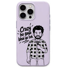 Crazy Ho Gaya Bhai Ye Toh meme iPhone cover in Lavender
