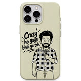 Crazy Ho Gaya Bhai Ye Toh meme iPhone cover in Lemon Yellow