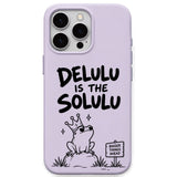 Delulu meme iPhone cover in Lavender