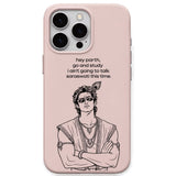 Hey Parth meme iPhone cover in Blush Pink