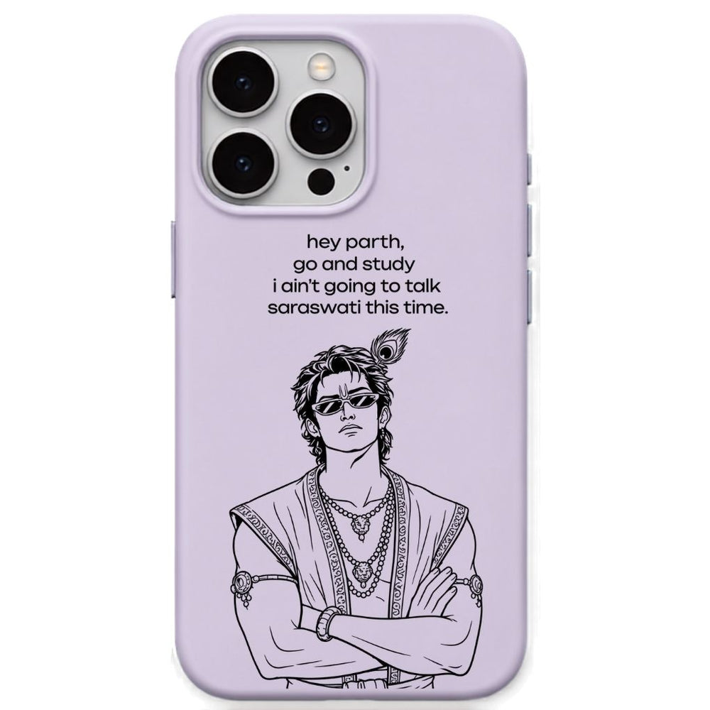 Hey Parth meme iPhone cover in Lavender