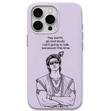 Hey Parth meme iPhone cover in Lavender