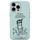 Hey Parth meme iPhone cover in Mint Green