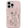 MS Dhoni Final Six Blush Pink cricket mobile cover