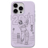 MS Dhoni Final Six Lavender cricket mobile cover