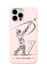 MSD The Finisher Blush Pink cricket mobile cover