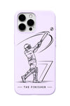 MSD The Finisher Lavender cricket mobile cover