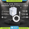 Xiaomi Poco SonicCharge 27W Type C Charger (Adapter with  Cable)