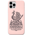 Odisha in Every Stroke Peacock – Engraved Pastel Silicone Phone Cover