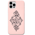 Silk City Soul – Engraved Pastel Silicone Phone Cover