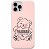 Pradhan My People My Pride engraved pastel silicone phone cover in Blush Pink