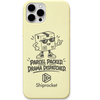 Shiprocket Drama Dispatched engraved phone cover in Lemon Yellow