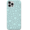 Orbit Mood engraved silicone phone cover in Mint Green