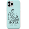 Hota Keep Your Inner Light engraved pastel silicone phone cover in Mint Green