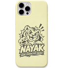 Nayak Main Character Energy engraved pastel silicone phone cover in Lemon Yellow