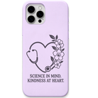 Care In Bloom engraved silicone phone cover in Lavender