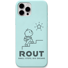 Rout Big Dreams engraved pastel silicone phone cover in Mint Green
