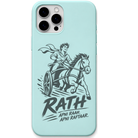 Rath Apni Raah Apni Raftaar engraved pastel silicone phone cover in Mint Green