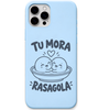 Tu Mora Rasagola engraved pastel silicone phone cover in Sky Blue