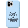 Dil Garden Garden Ho Gaya cute happy face meme engraved pastel silicone phone cover in Sky Blue