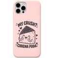 My Crush Chhena Poda – Engraved Pastel Silicone Phone Cover