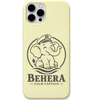 Behera Calm Captain engraved pastel silicone phone cover in Lemon Yellow