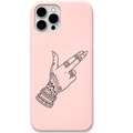 Desi Finger Swag – Engraved Pastel Silicone Phone Cover