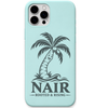 Nair Rooted & Rising engraved silicone phone cover in Mint Green