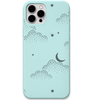 Cloud Wishes engraved silicone phone cover in Mint Green