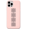 Aangan Geometry – Engraved Pastel Silicone Phone Cover