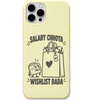 Salary Chhota Wishlist Bada engraved pastel silicone phone cover in Lemon Yellow