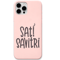 Sati Savitri – Engraved Pastel Silicone Phone Cover