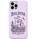 Bali Jatra Roots That Sail engraved pastel silicone phone cover in Lavender