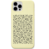 Odisha Bloom Garden engraved pastel silicone phone cover in Lemon Yellow