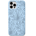 Cosmic Bloom – Engraved Pastel Silicone Phone Cover