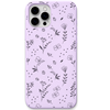 Little Garden Mini engraved silicone phone cover in Lavender