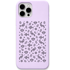 Little Motifs Big Roots Pattachitra engraved pastel silicone phone cover in Lavender