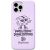 Shiprocket Drama Dispatched engraved phone cover in Lavender