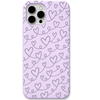 Little Love Notes engraved silicone phone cover in Lavender