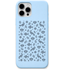 Little Motifs Big Roots Pattachitra engraved pastel silicone phone cover in Sky Blue