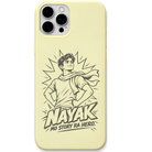Nayak Story Hero engraved pastel silicone phone cover in Lemon Yellow